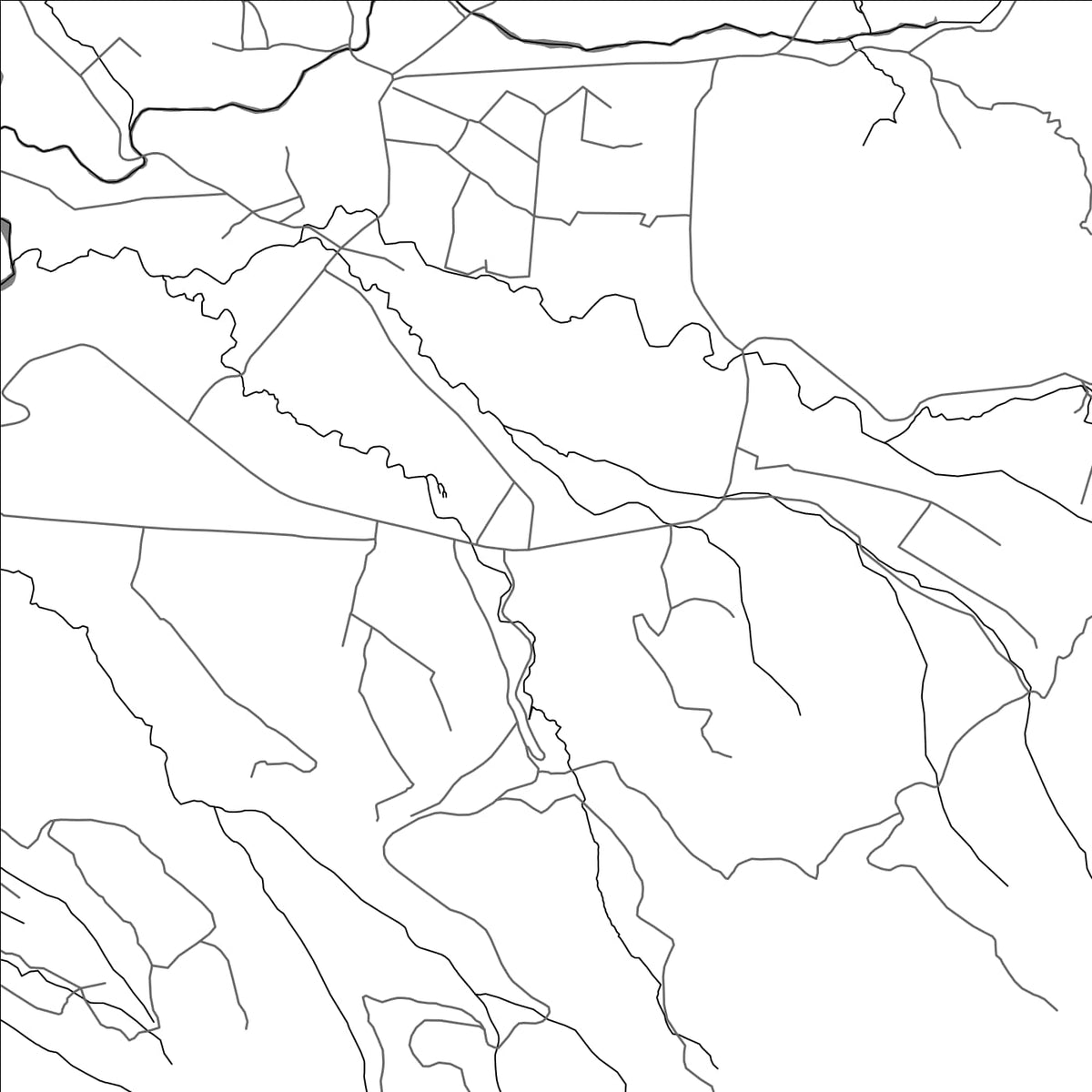ROAD MAP OF CERRO PUNTA, PANAMA BY MAPBAKES