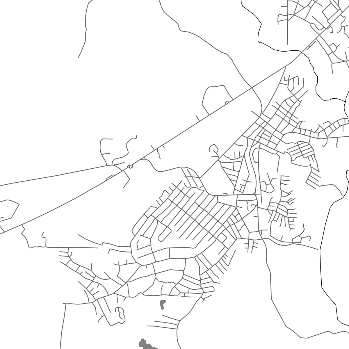 ROAD MAP OF CHEPO, PANAMA BY MAPBAKES
