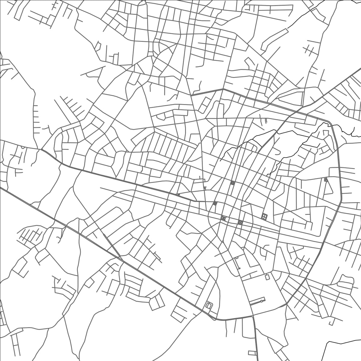 ROAD MAP OF CHITRÉ, PANAMA BY MAPBAKES