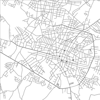 ROAD MAP OF CHITRÉ, PANAMA BY MAPBAKES