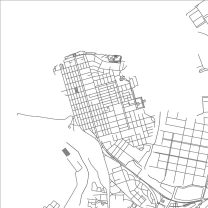 ROAD MAP OF COLÓN, PANAMA BY MAPBAKES