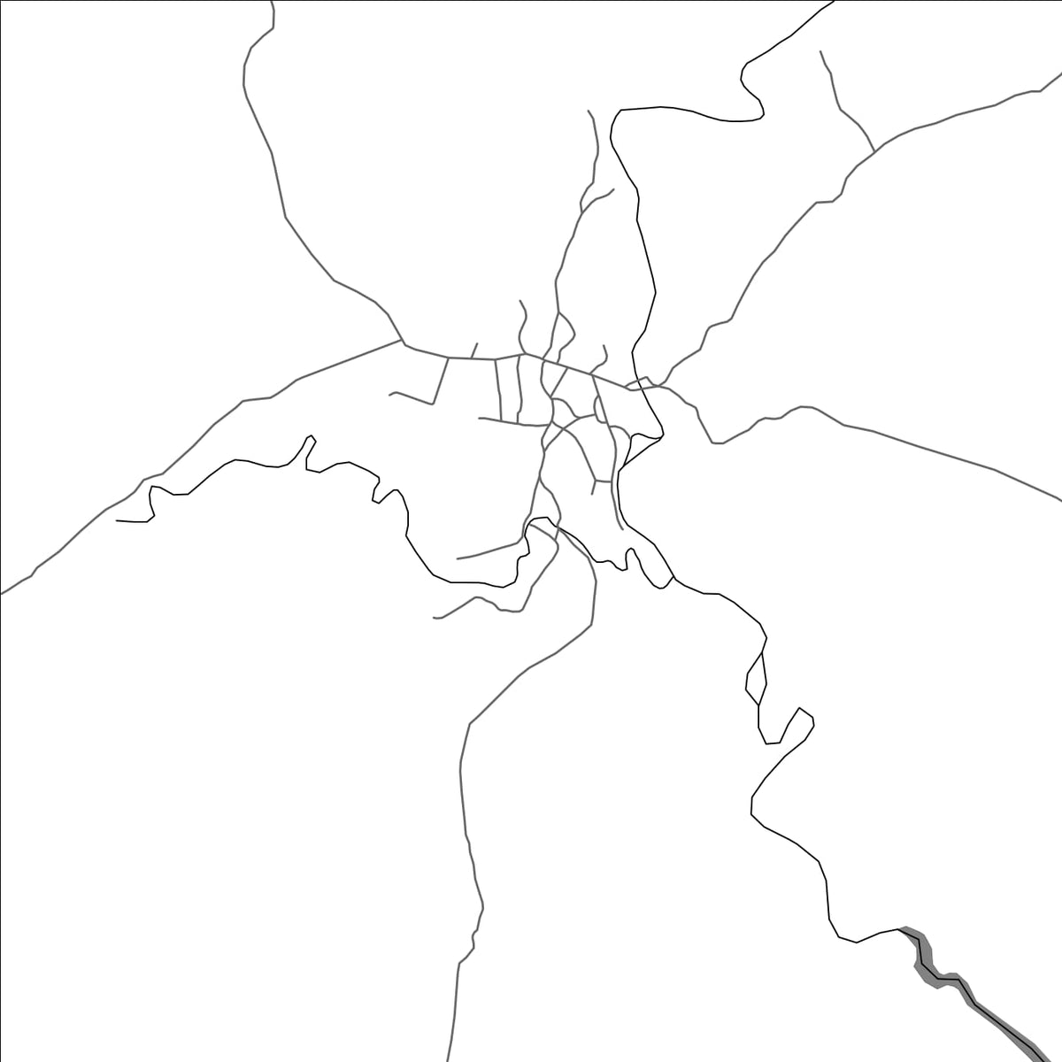 ROAD MAP OF CUCUNATÍ, PANAMA BY MAPBAKES