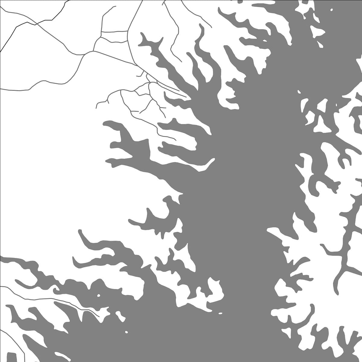 ROAD MAP OF CUIPO, PANAMA BY MAPBAKES