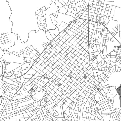 ROAD MAP OF DAVID, PANAMA BY MAPBAKES
