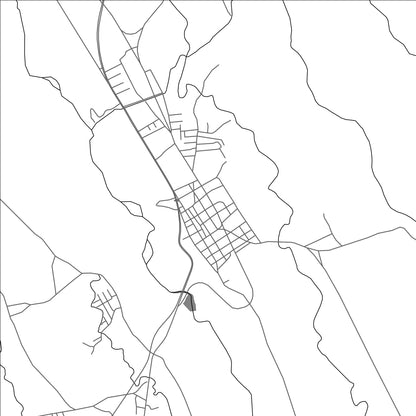 ROAD MAP OF DOLEGA, PANAMA BY MAPBAKES