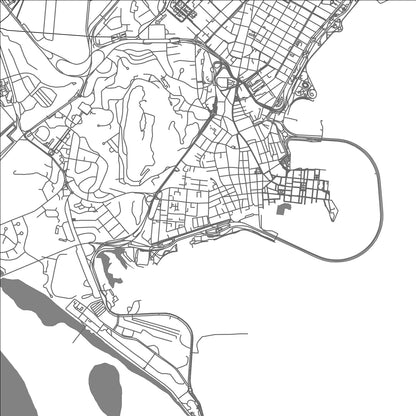 ROAD MAP OF EL CHORRILLO, PANAMA BY MAPBAKES