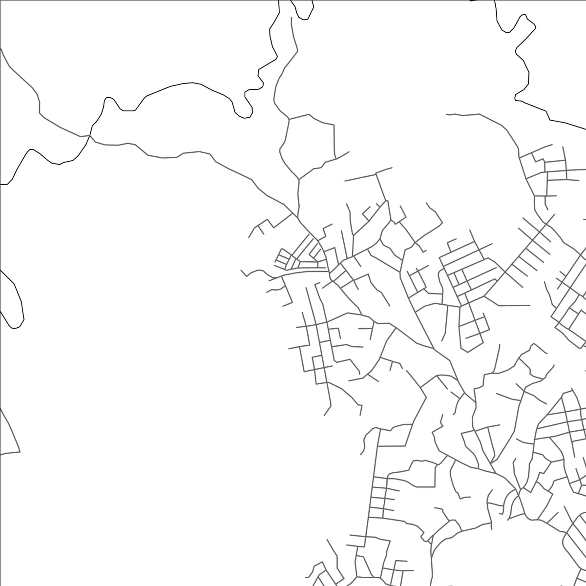 ROAD MAP OF EL COCO, PANAMA BY MAPBAKES
