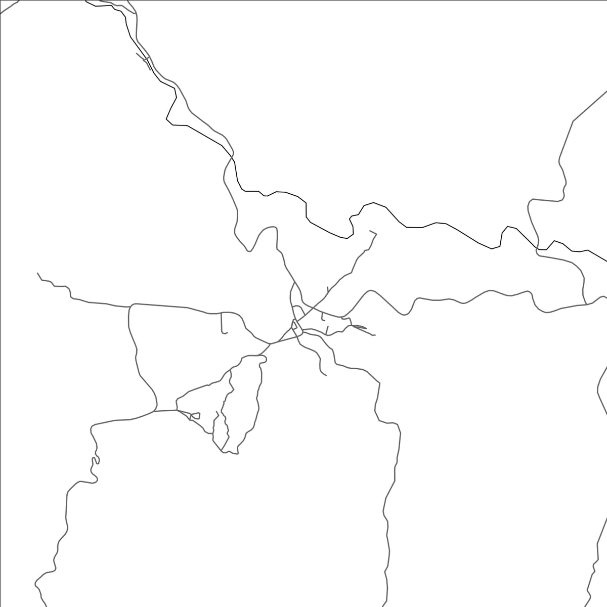 ROAD MAP OF EL COPÉ, PANAMA BY MAPBAKES