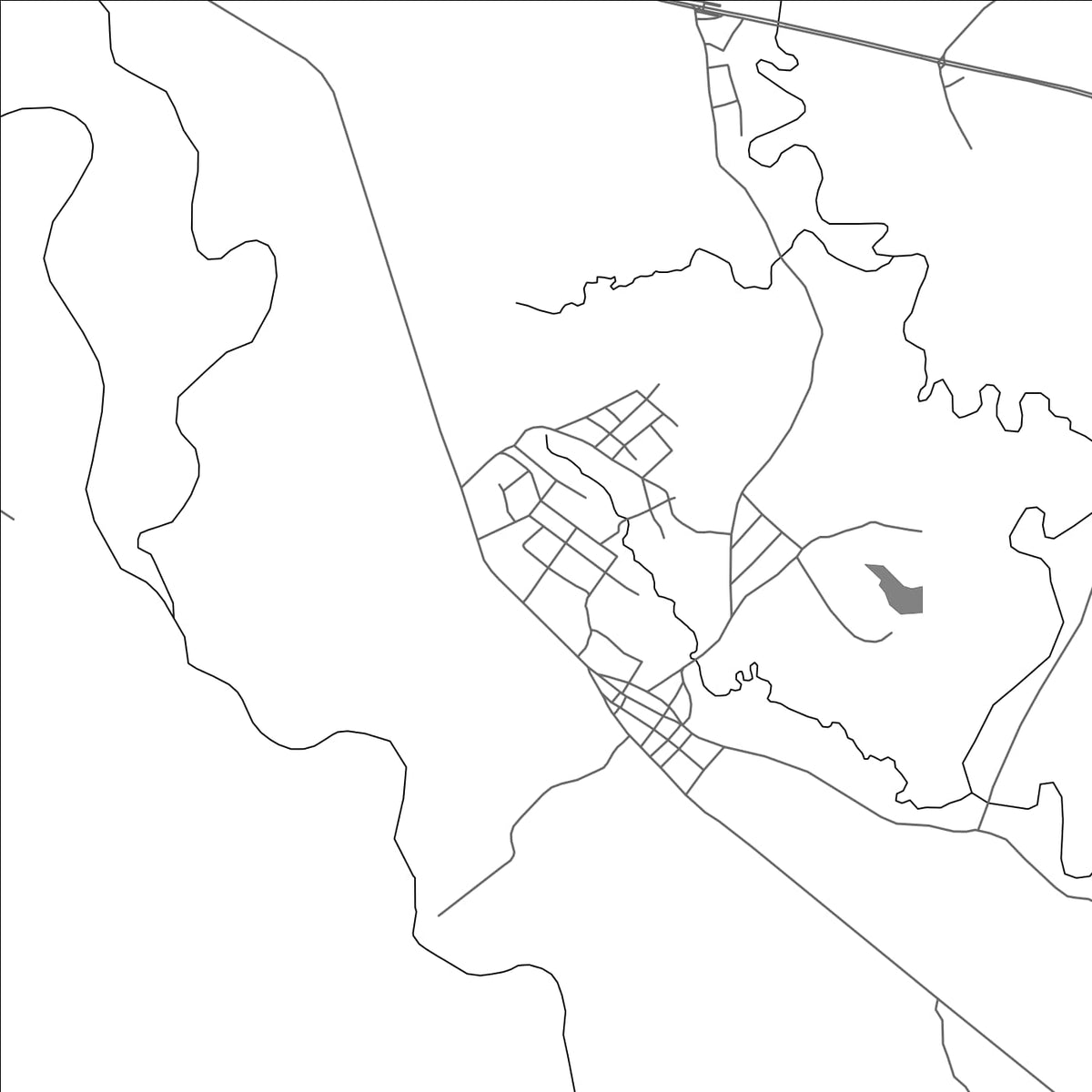 ROAD MAP OF EL PORVENIR, PANAMA BY MAPBAKES
