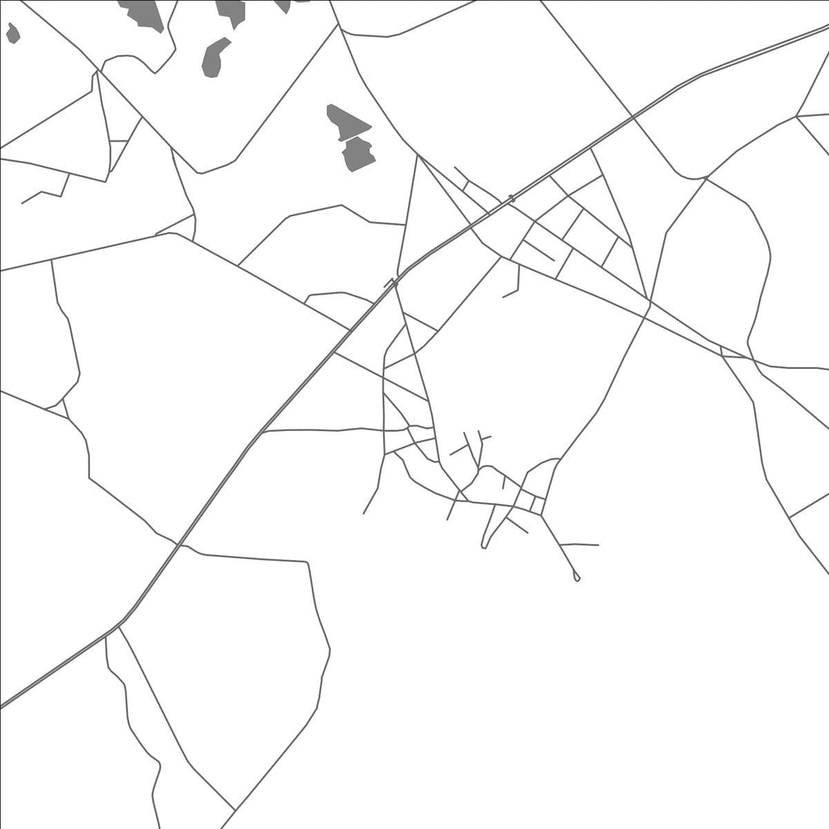 ROAD MAP OF EL ROBLE, PANAMA BY MAPBAKES