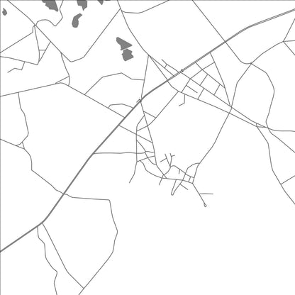 ROAD MAP OF EL ROBLE, PANAMA BY MAPBAKES