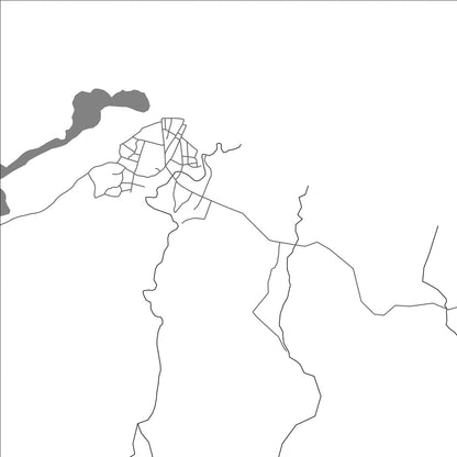 ROAD MAP OF GARACHINÉ, PANAMA BY MAPBAKES