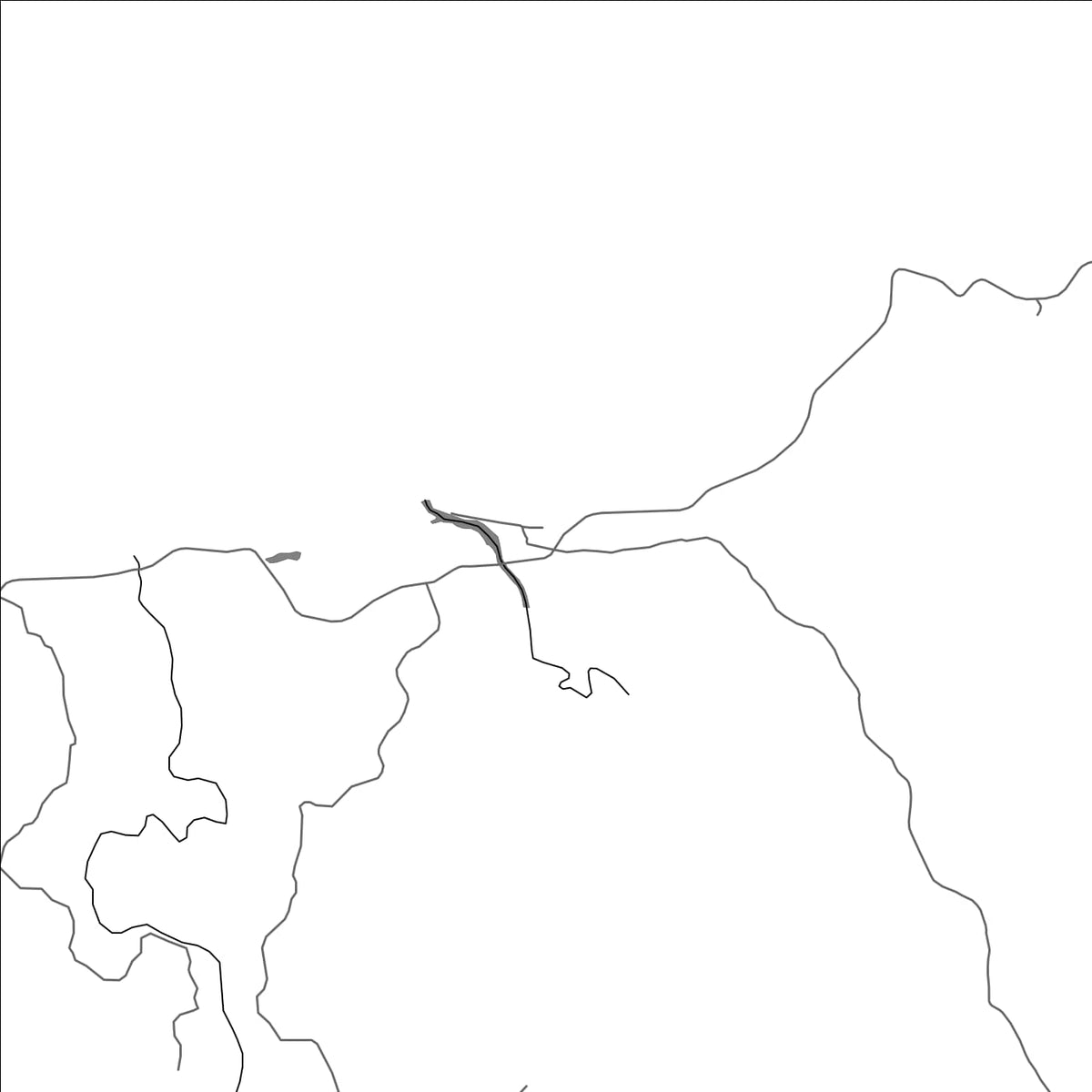 ROAD MAP OF GOBEA, PANAMA BY MAPBAKES