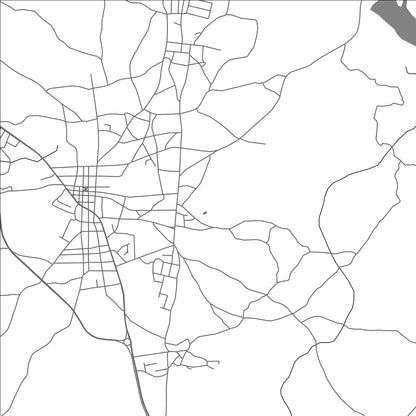 ROAD MAP OF GUARARÉ, PANAMA BY MAPBAKES