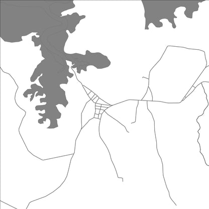 ROAD MAP OF HORCONCITOS, PANAMA BY MAPBAKES