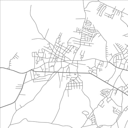 ROAD MAP OF LA ARENA, PANAMA BY MAPBAKES