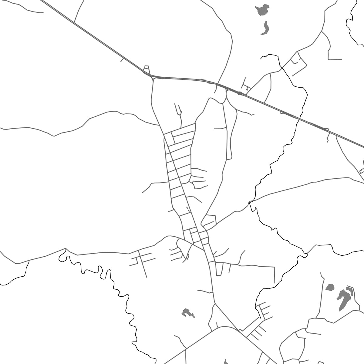 ROAD MAP OF LA PEÑA, PANAMA BY MAPBAKES
