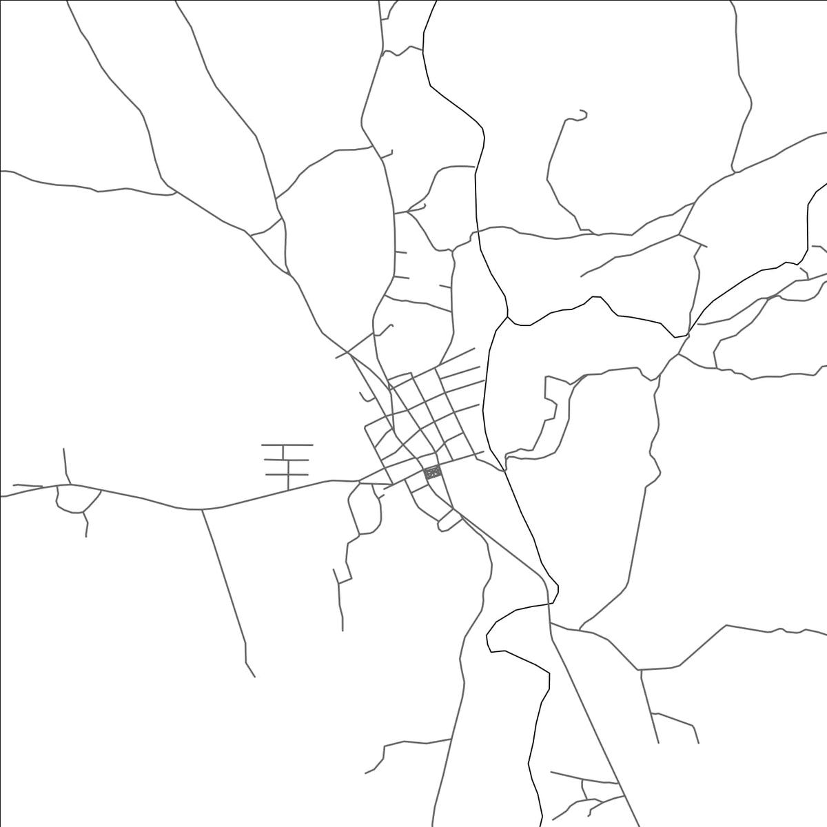 ROAD MAP OF LA PINTADA, PANAMA BY MAPBAKES