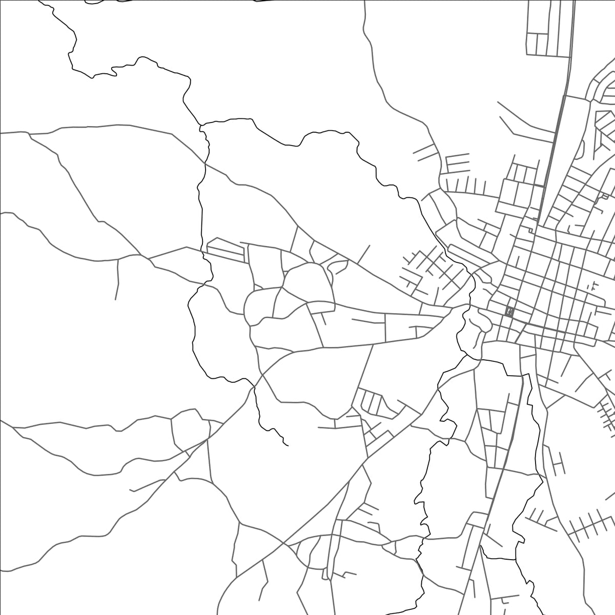 ROAD MAP OF LAS PALMITAS, PANAMA BY MAPBAKES