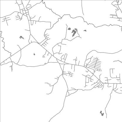 ROAD MAP OF LOS ALGARROBOS, PANAMA BY MAPBAKES