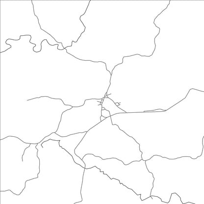 ROAD MAP OF LOS ASIENTOS, PANAMA BY MAPBAKES