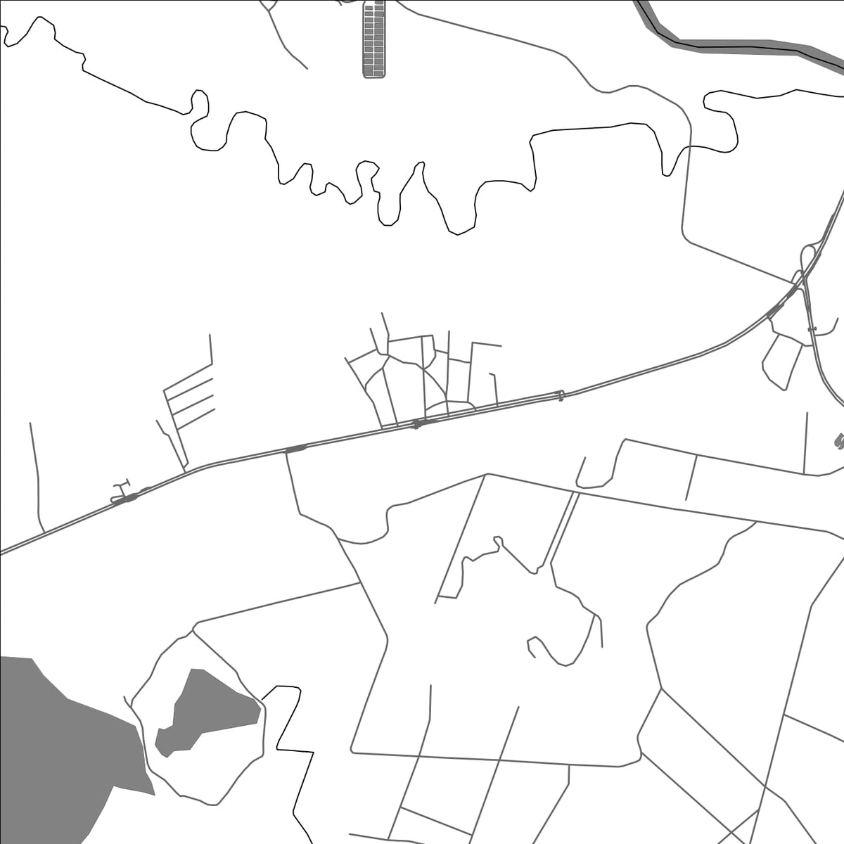 ROAD MAP OF LOS CANELOS, PANAMA BY MAPBAKES