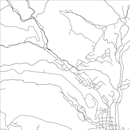 ROAD MAP OF LOS NARANJOS, PANAMA BY MAPBAKES