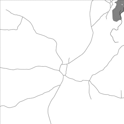 ROAD MAP OF MENDOZA, PANAMA BY MAPBAKES