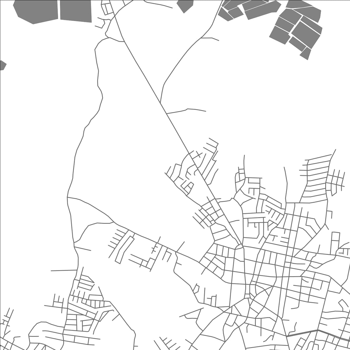 ROAD MAP OF MONAGRILLO, PANAMA BY MAPBAKES