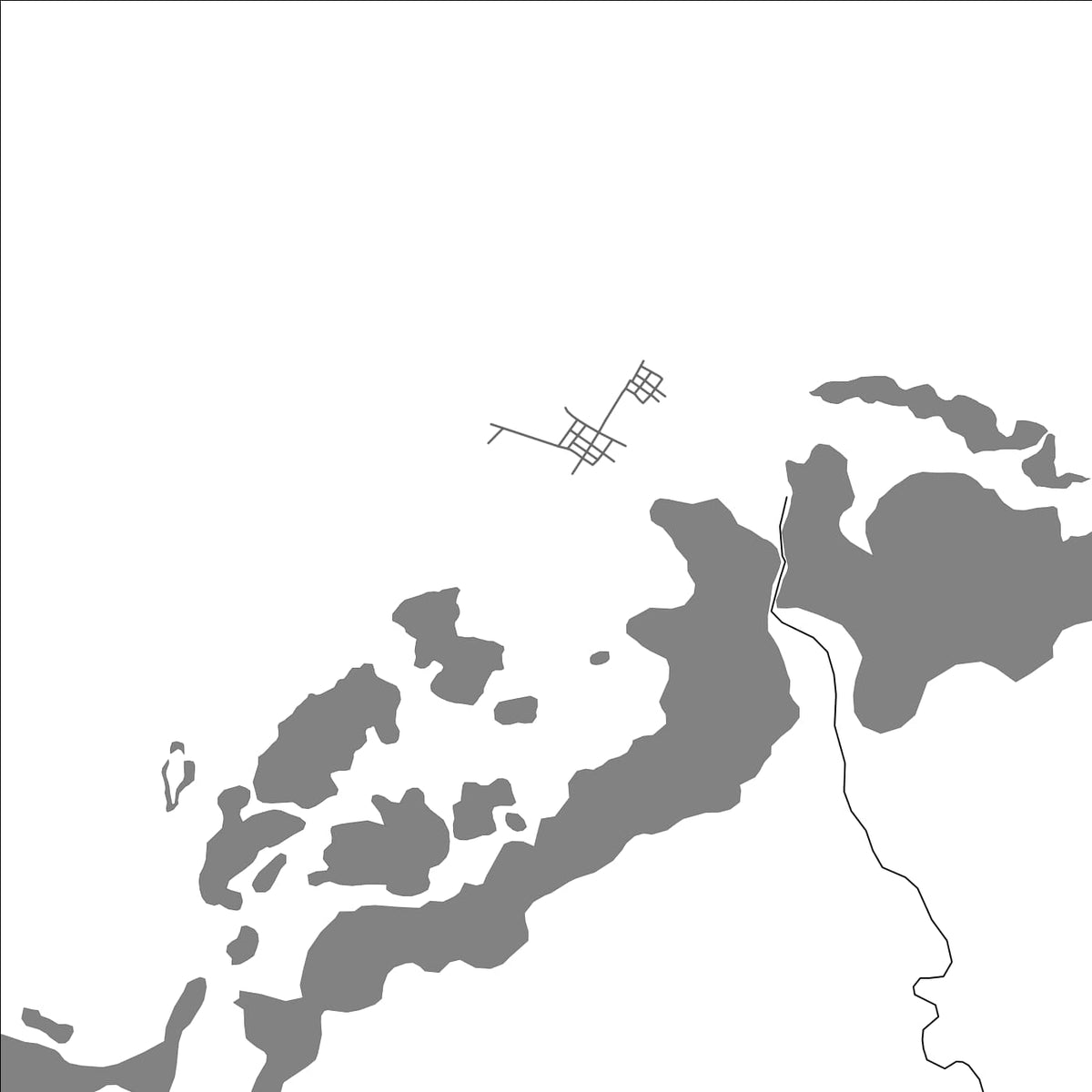 ROAD MAP OF NARGANÁ, PANAMA BY MAPBAKES
