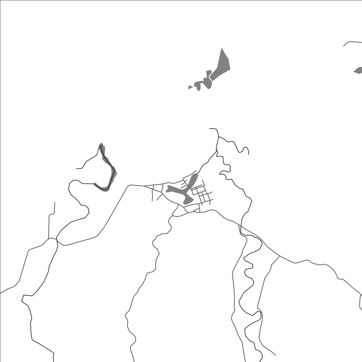 ROAD MAP OF NOMBRE DE DIOS, PANAMA BY MAPBAKES