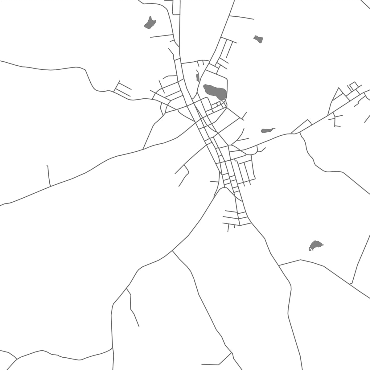 ROAD MAP OF OCÚ, PANAMA BY MAPBAKES
