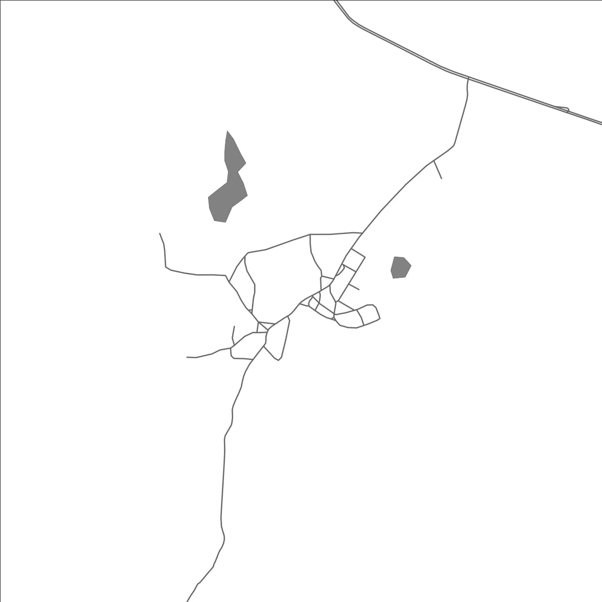 ROAD MAP OF POTUGA, PANAMA BY MAPBAKES