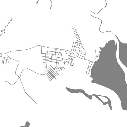 ROAD MAP OF PUERTO CAIMITO, PANAMA BY MAPBAKES
