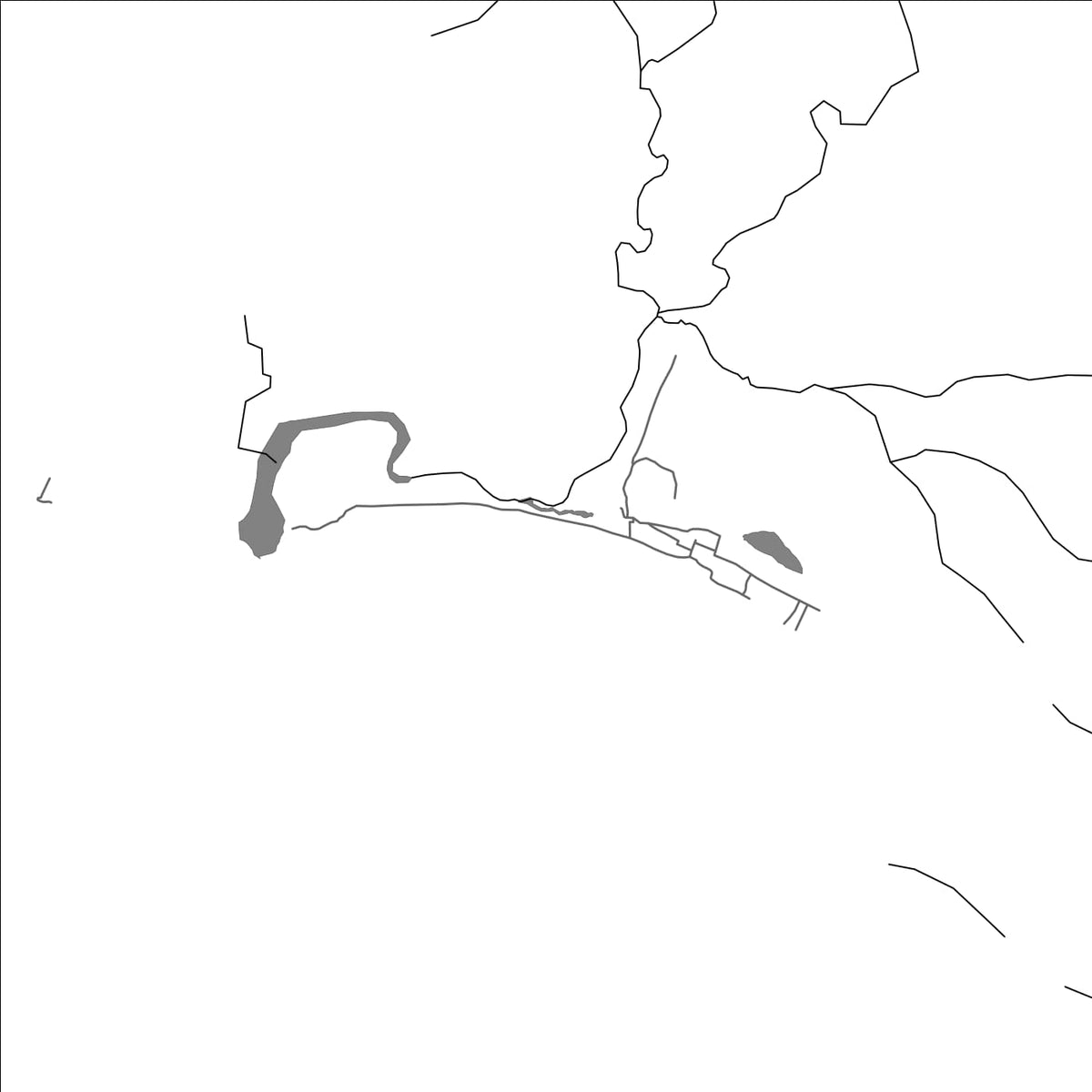ROAD MAP OF PUERTO PIÑA, PANAMA BY MAPBAKES