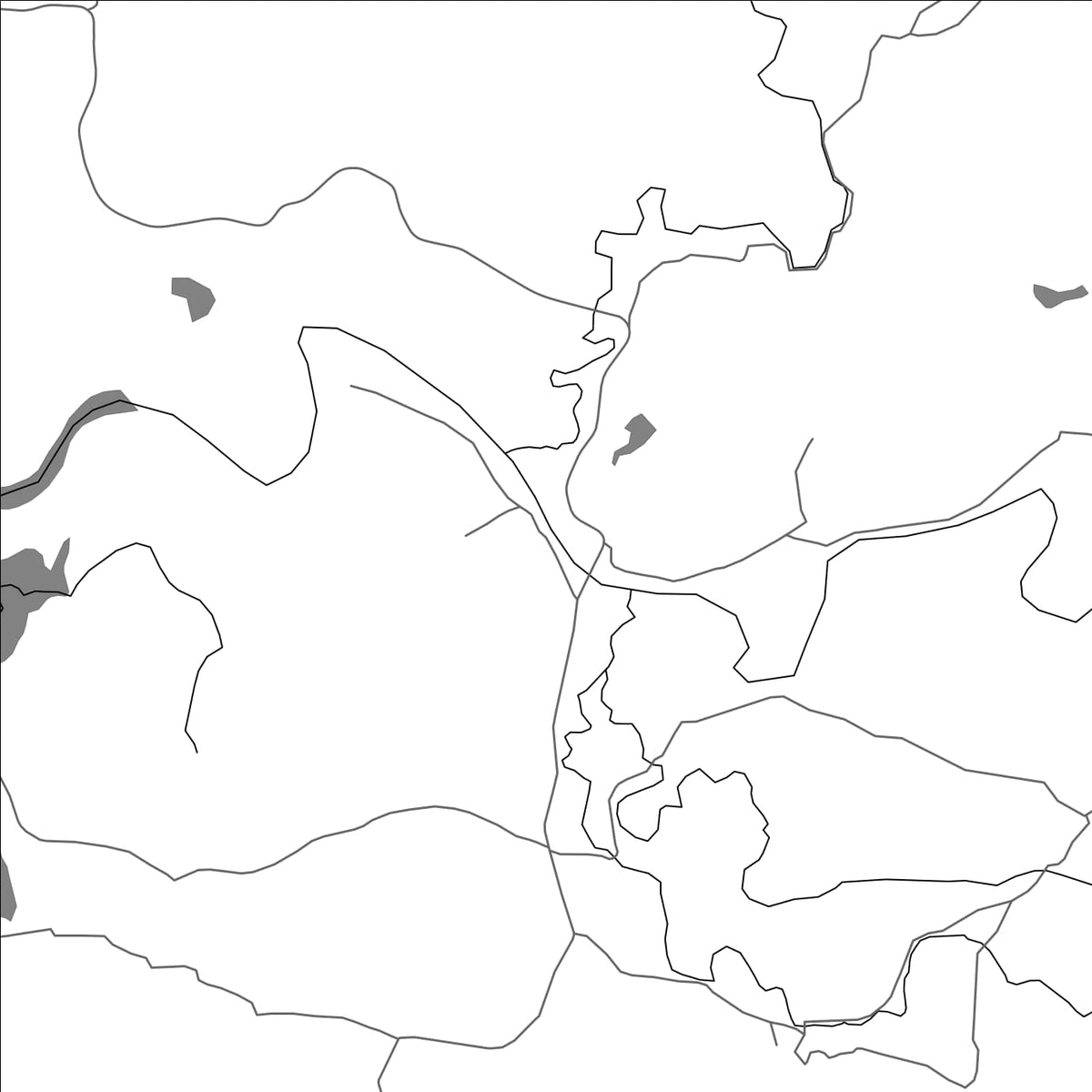 ROAD MAP OF QUEBRO, PANAMA BY MAPBAKES