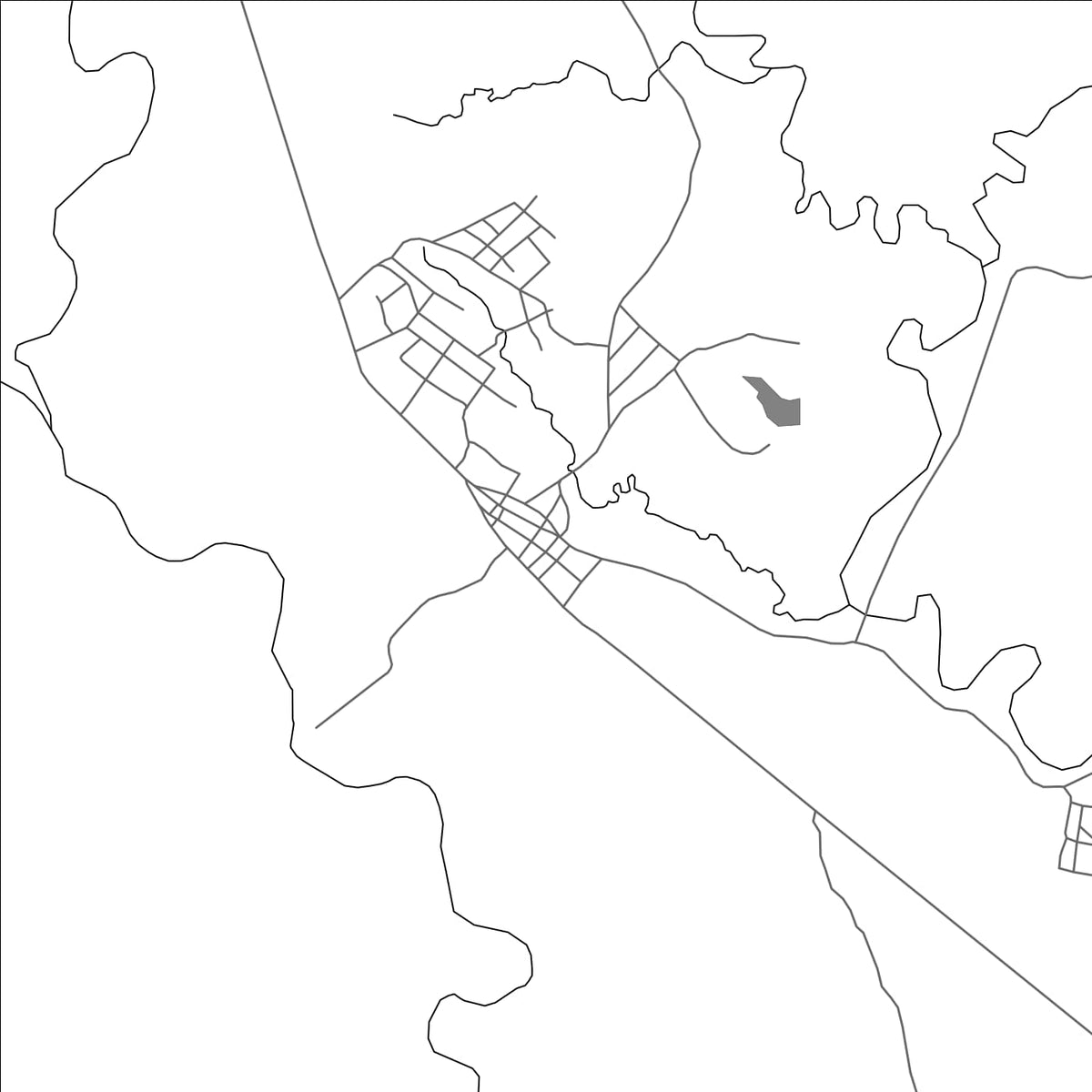 ROAD MAP OF REMEDIOS, PANAMA BY MAPBAKES