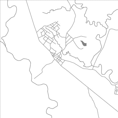 ROAD MAP OF REMEDIOS, PANAMA BY MAPBAKES