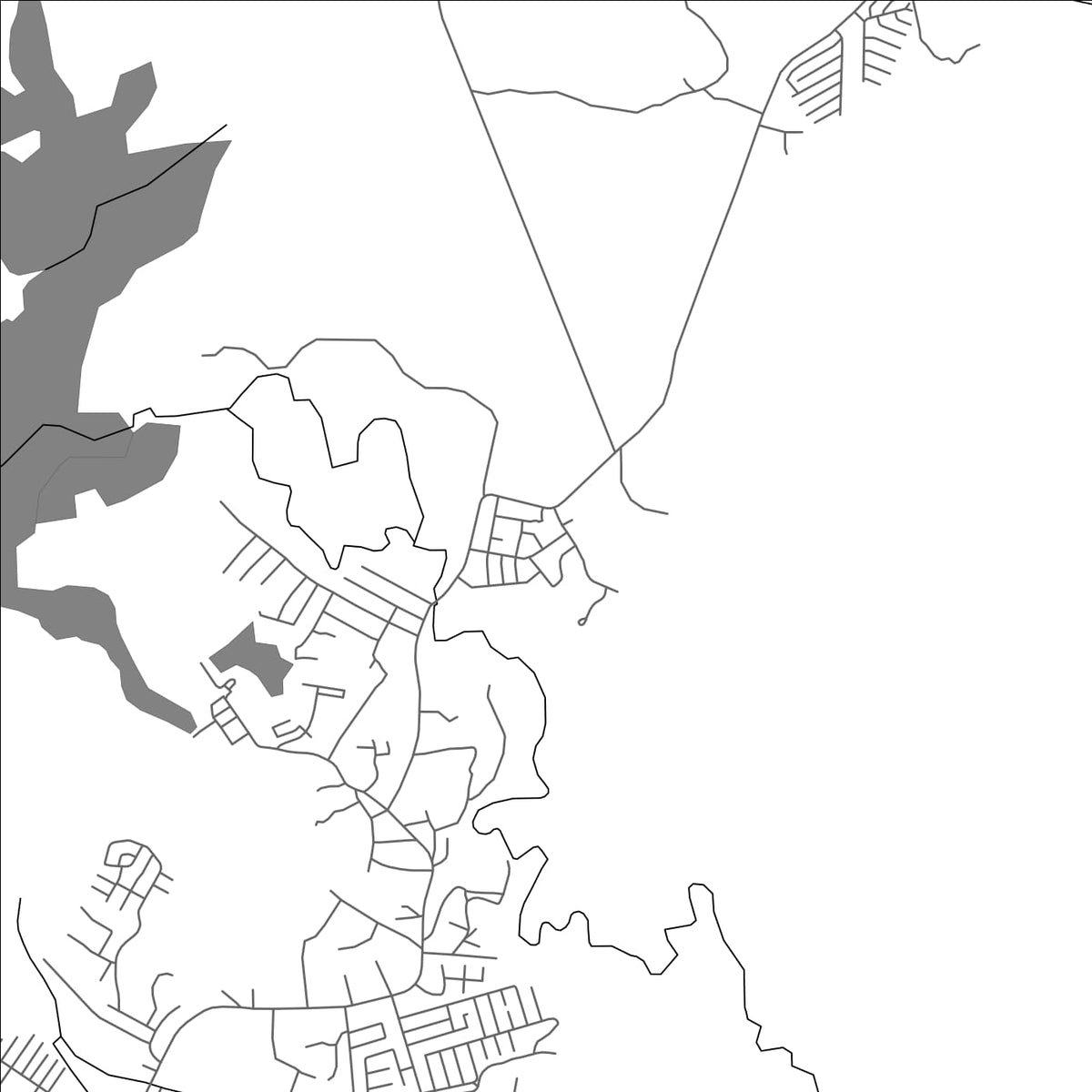 ROAD MAP OF RÍO ALEJANDRO ARRIBA, PANAMA BY MAPBAKES