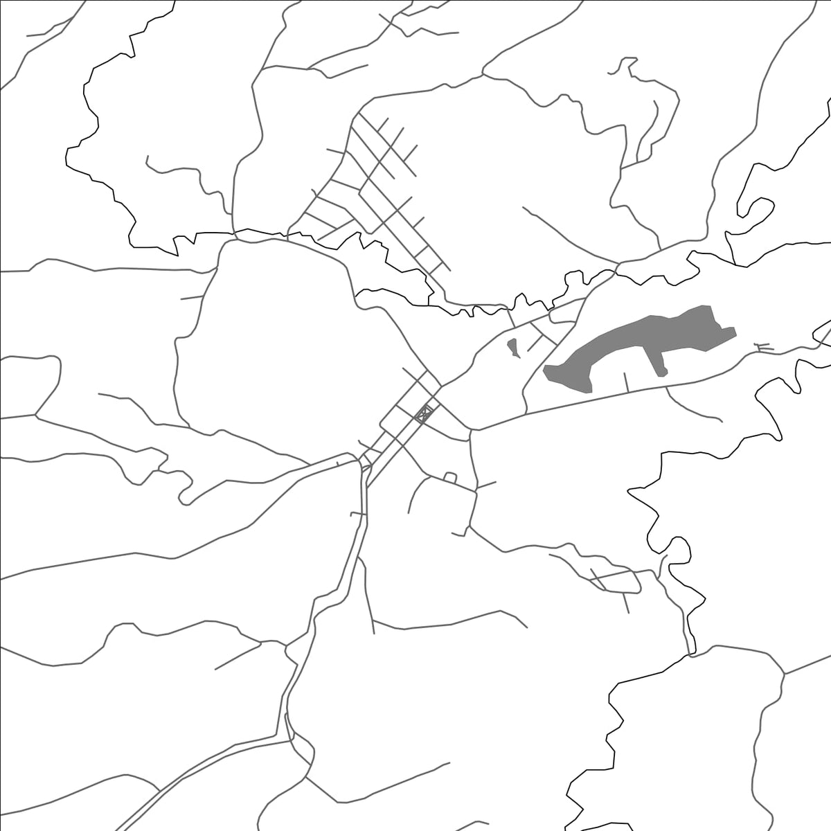 ROAD MAP OF RÍO SERENO, PANAMA BY MAPBAKES