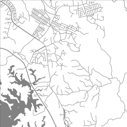 ROAD MAP OF SABANITAS, PANAMA BY MAPBAKES