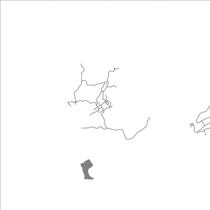 ROAD MAP OF SABOGA, PANAMA BY MAPBAKES