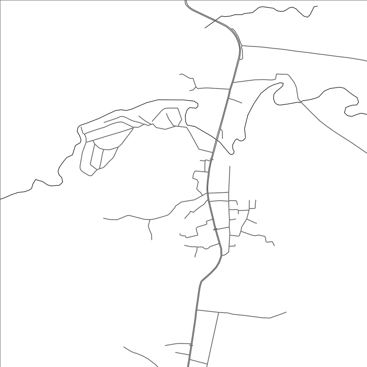 ROAD MAP OF SAJALICES, PANAMA BY MAPBAKES