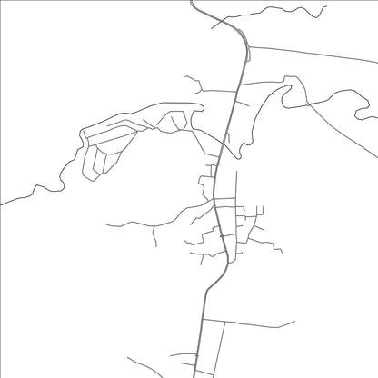 ROAD MAP OF SAJALICES, PANAMA BY MAPBAKES