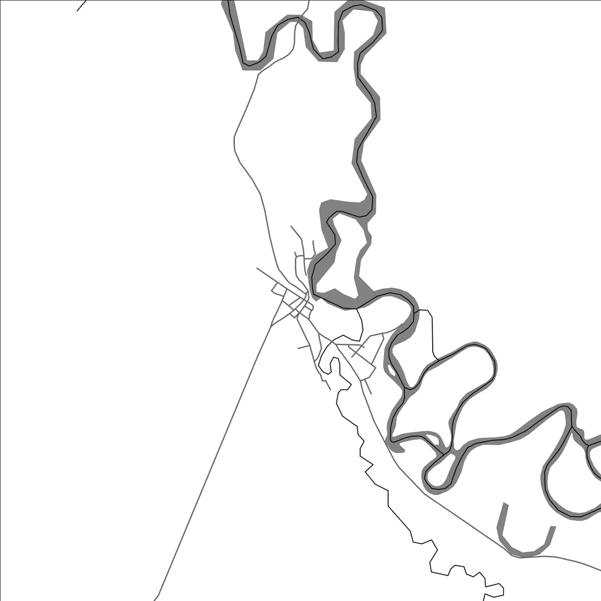 ROAD MAP OF SAMBÚ, PANAMA BY MAPBAKES