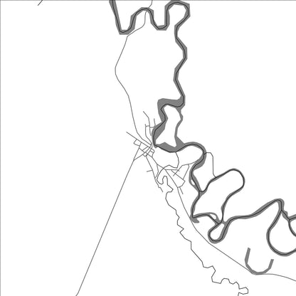 ROAD MAP OF SAMBÚ, PANAMA BY MAPBAKES