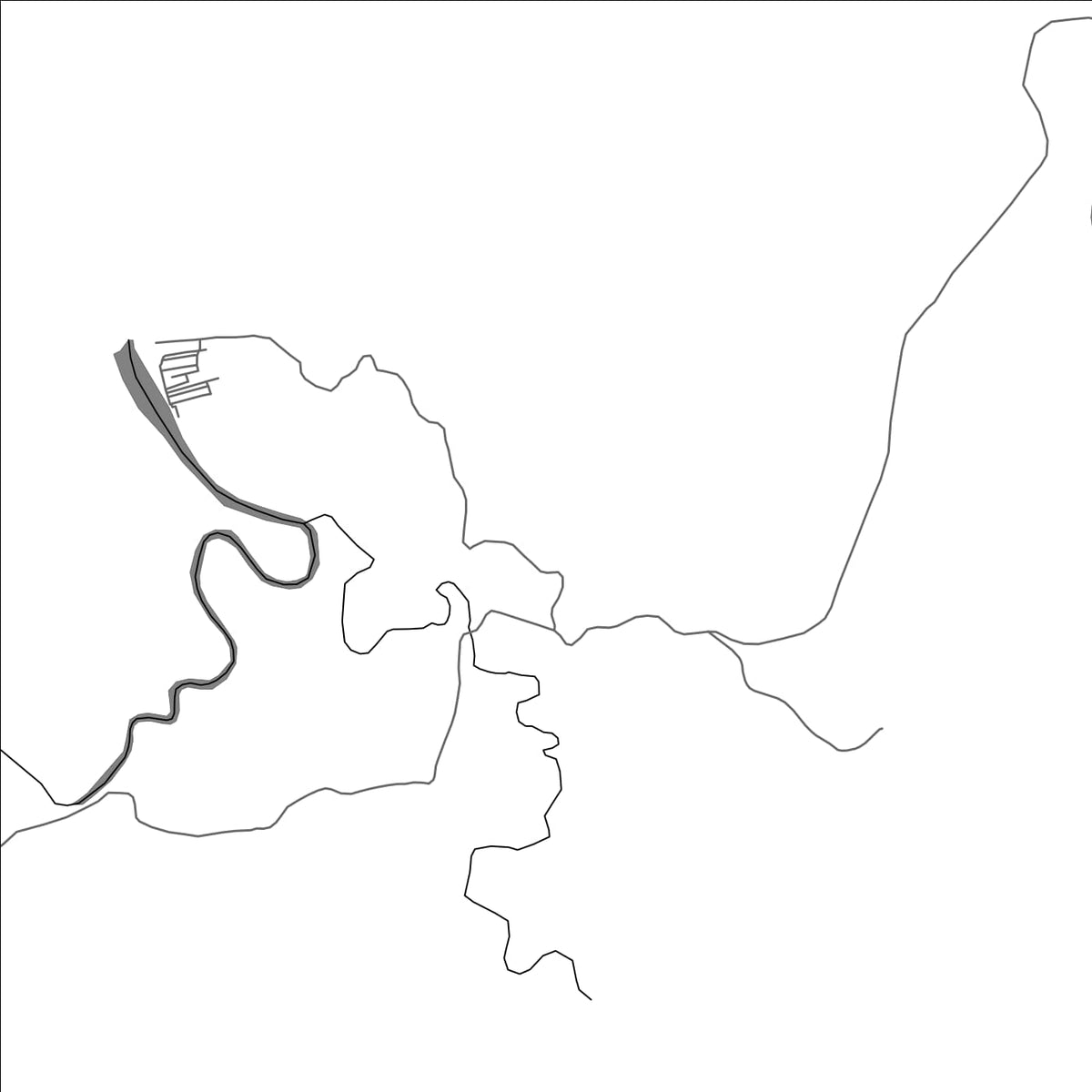 ROAD MAP OF SANTA ISABEL, PANAMA BY MAPBAKES