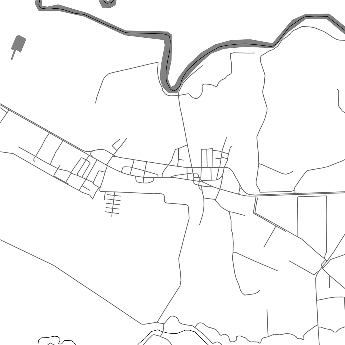 ROAD MAP OF SANTA MARTA, PANAMA BY MAPBAKES