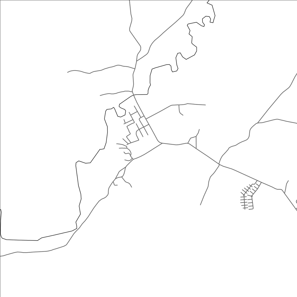 ROAD MAP OF SANTA RITA, PANAMA BY MAPBAKES