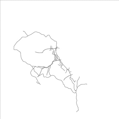 ROAD MAP OF TABOGA, PANAMA BY MAPBAKES